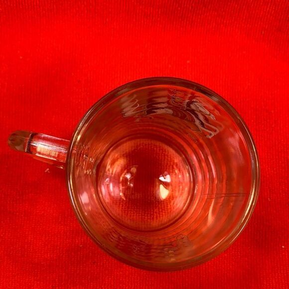 Pinto America Hackney Britain Heavy Clear Glass Coffee Tea Cocoa Collector Mug - Picture 3 of 4